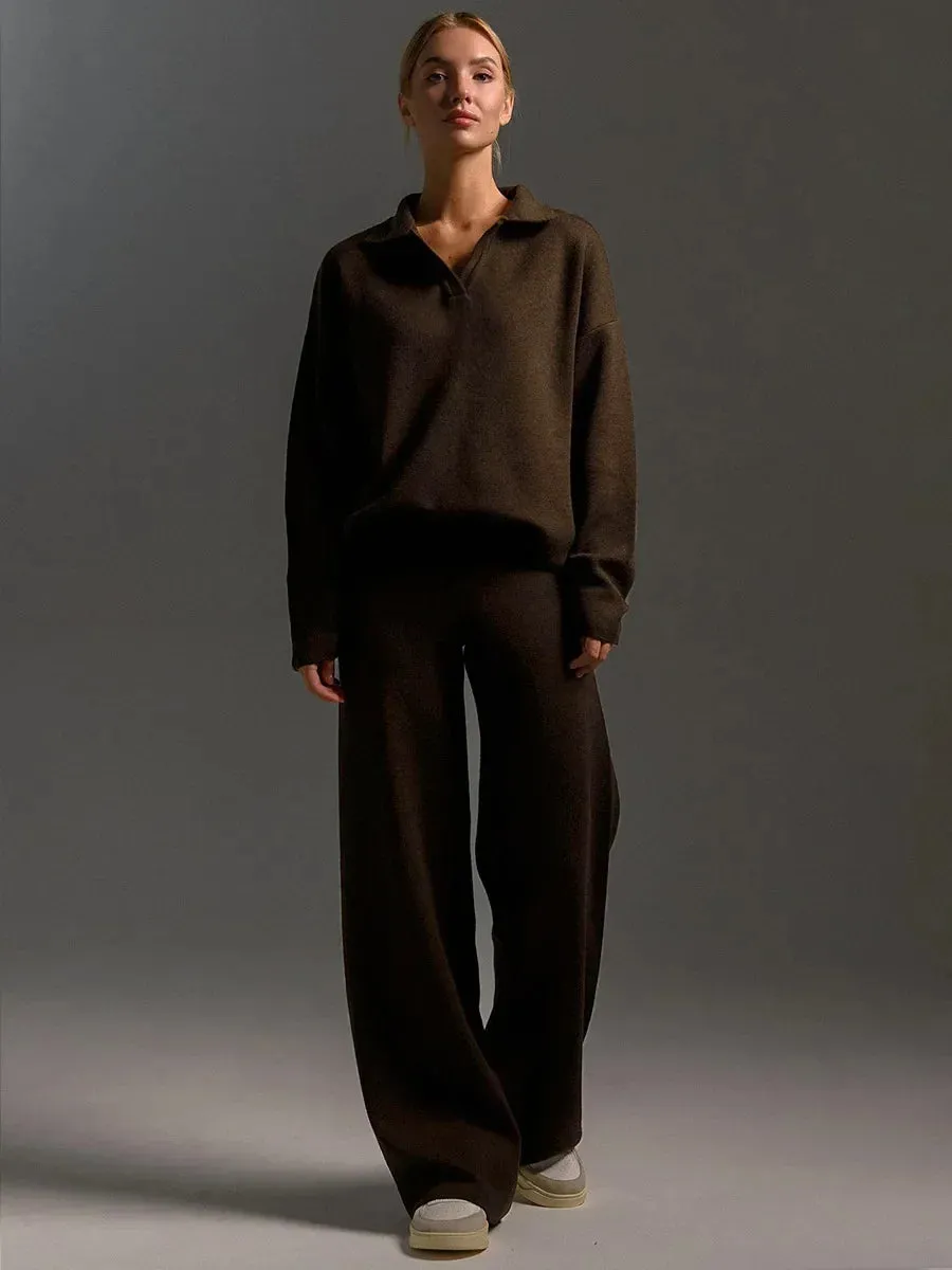 Luxury Cashmere-Like Loungewear Set