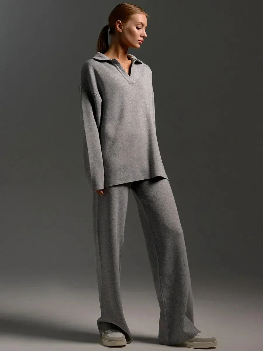 Luxury Cashmere-Like Loungewear Set