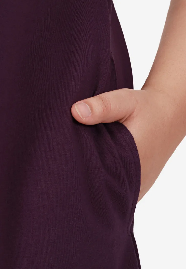 Marie Sleeveless Maxi Dress - Purple