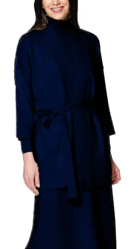 Martina Flat-Knit Vest - Dark Navy