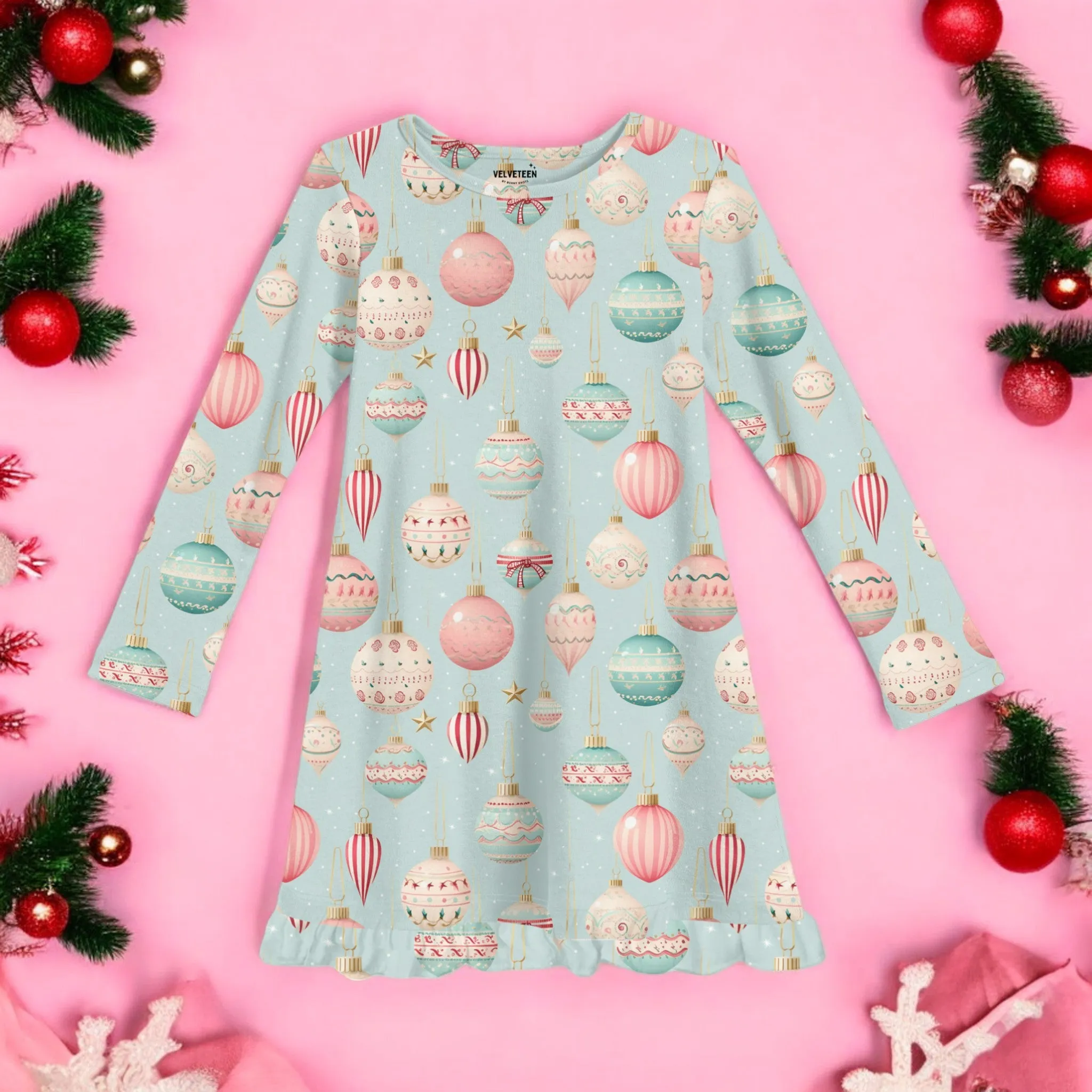 Merry Baubles | Bamboo Ruffle Gown