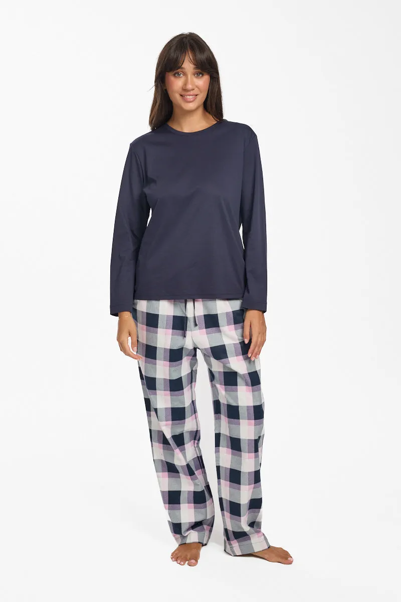 New Supima Cotton Crew Navy