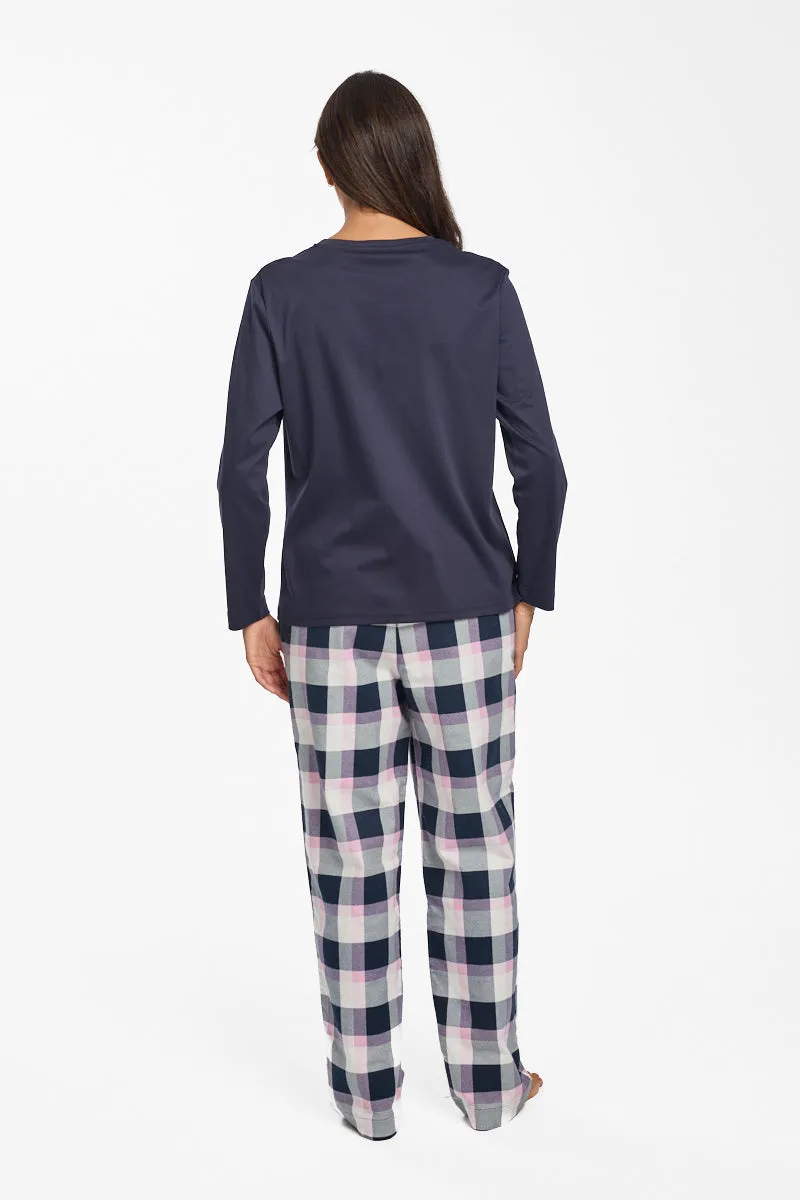 New Supima Cotton Crew Navy