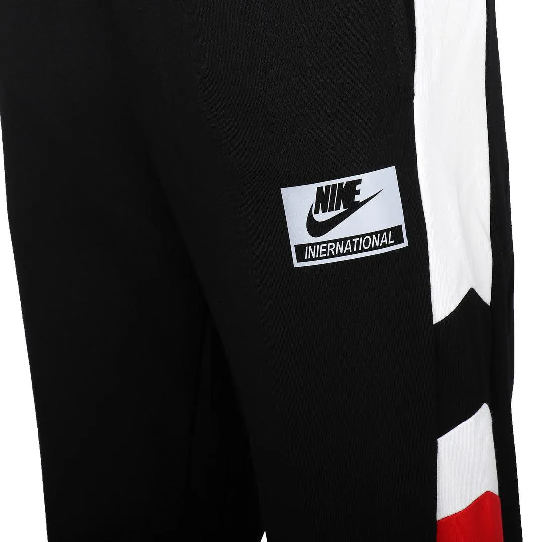 NK International Sportswear Men's Joggers- Black Red