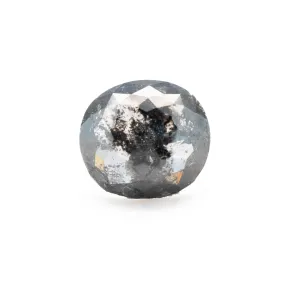 Oval Rose Cut Salt   Pepper Diamond | 1.26ct