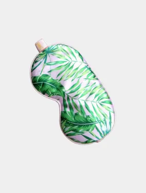 Palm Print Satin Sleep Mask