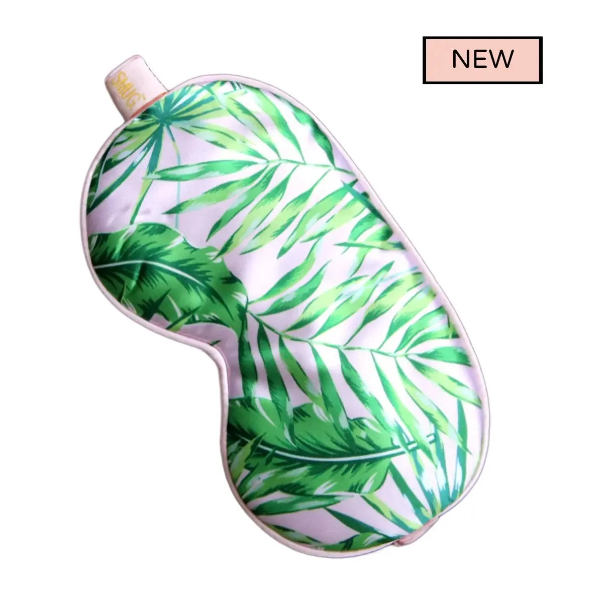 Palm Print Satin Sleep Mask
