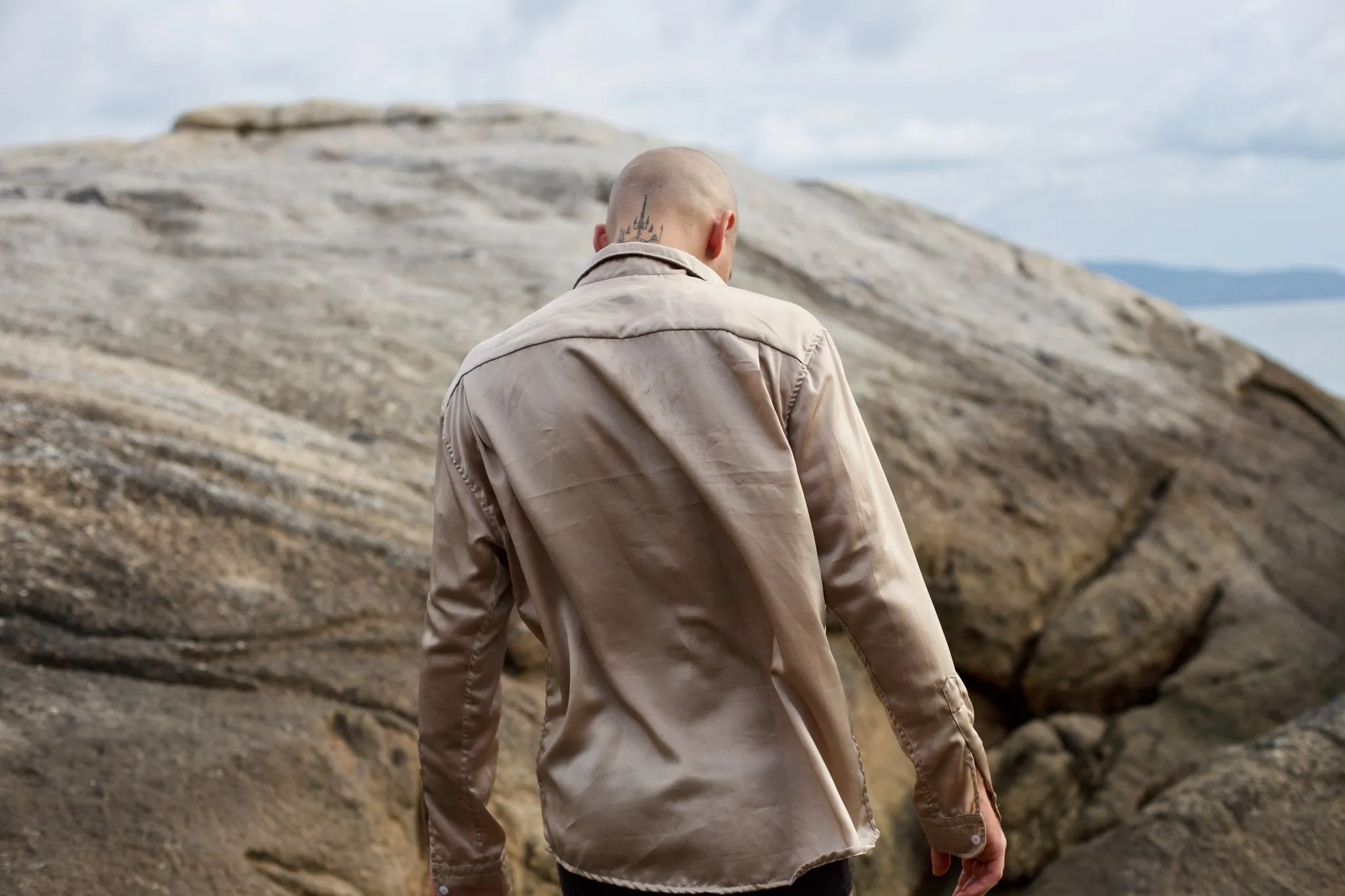 Pash Satin Oversized Shirt