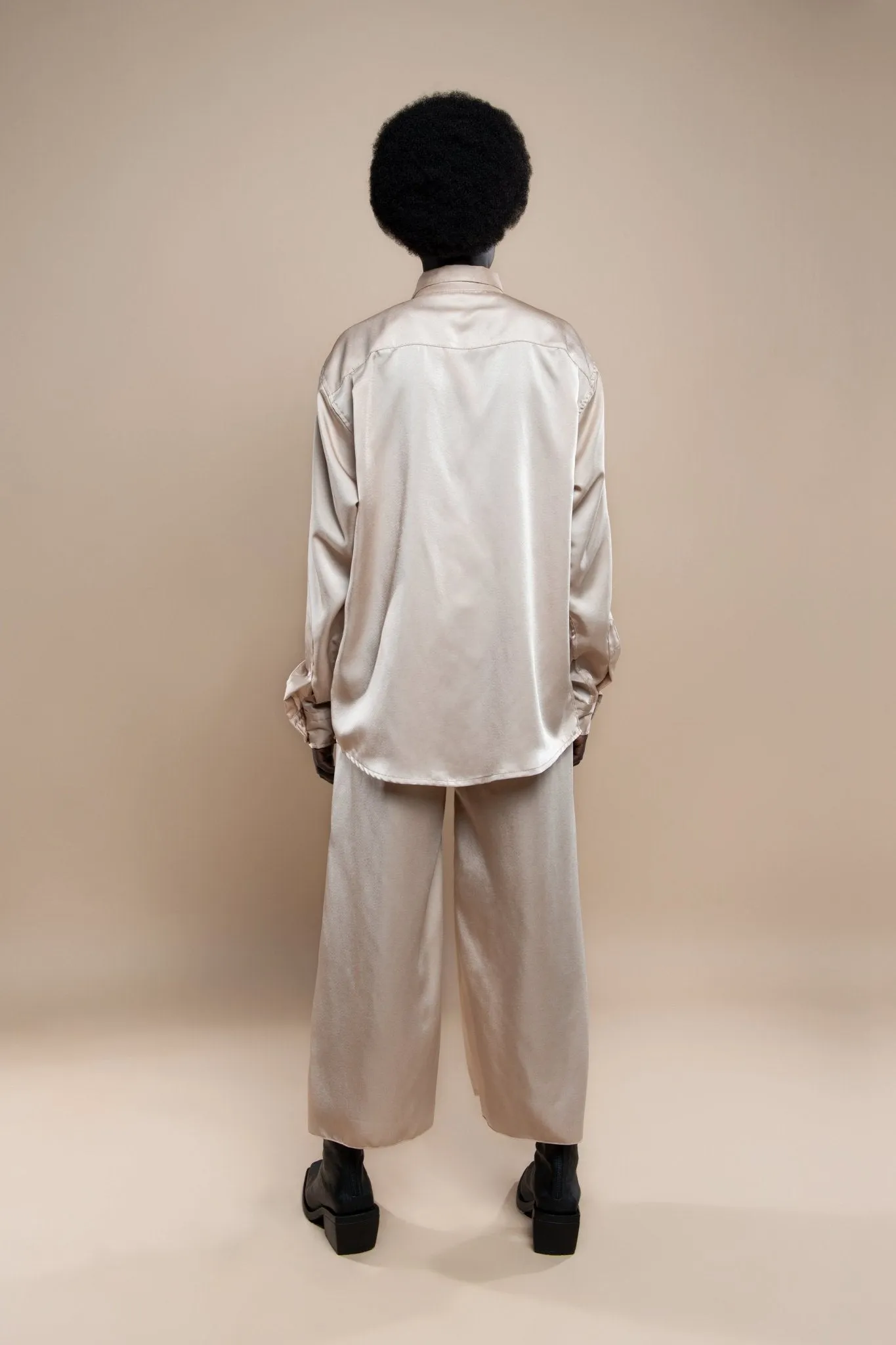Pash Satin Oversized Shirt