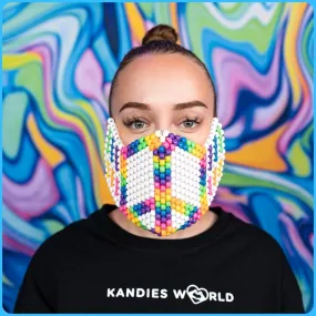 Peace Full Face Kandi Mask
