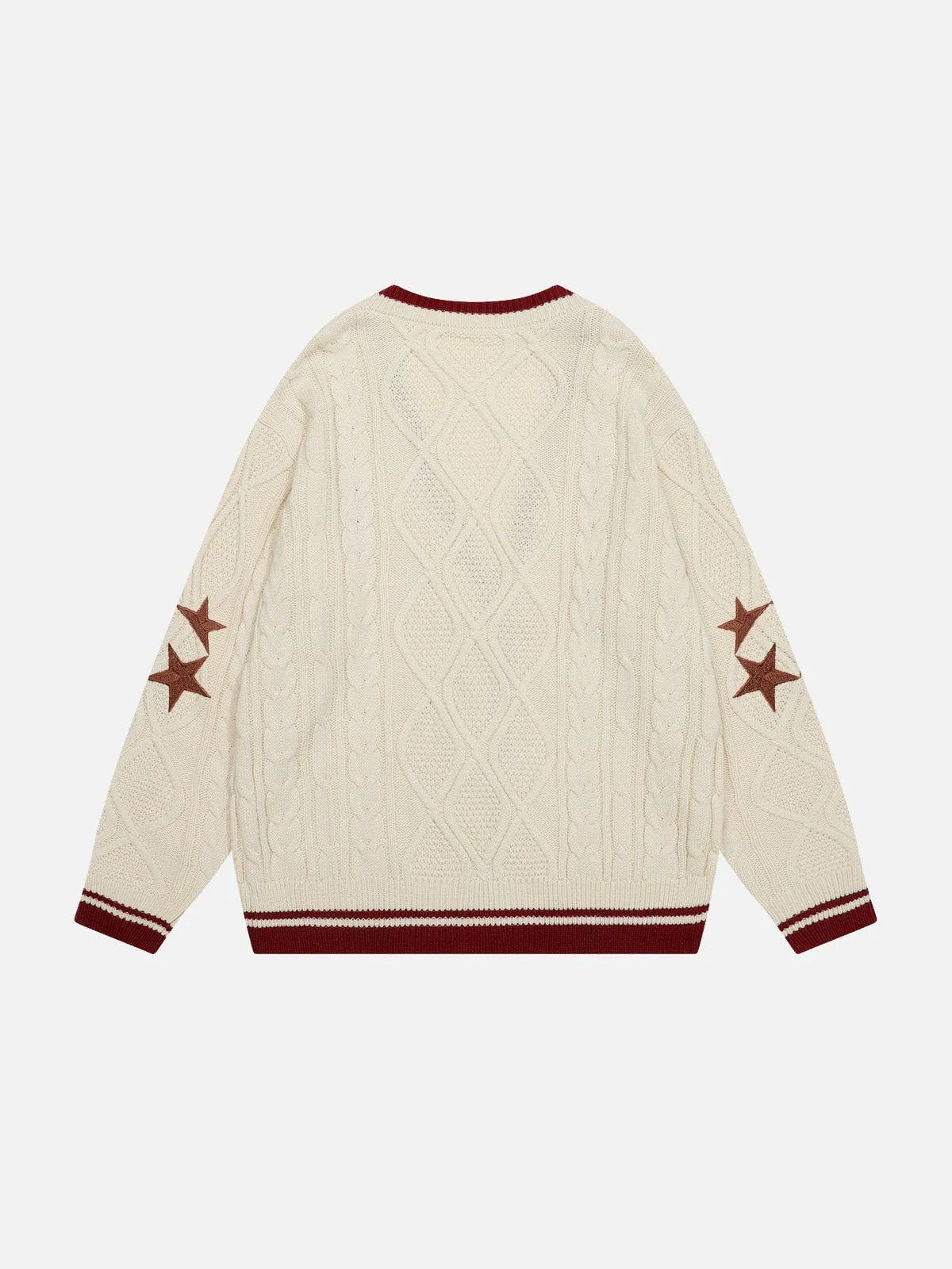 [Pre-Order]Aelfric Eden Color Blocking Star Cardigan