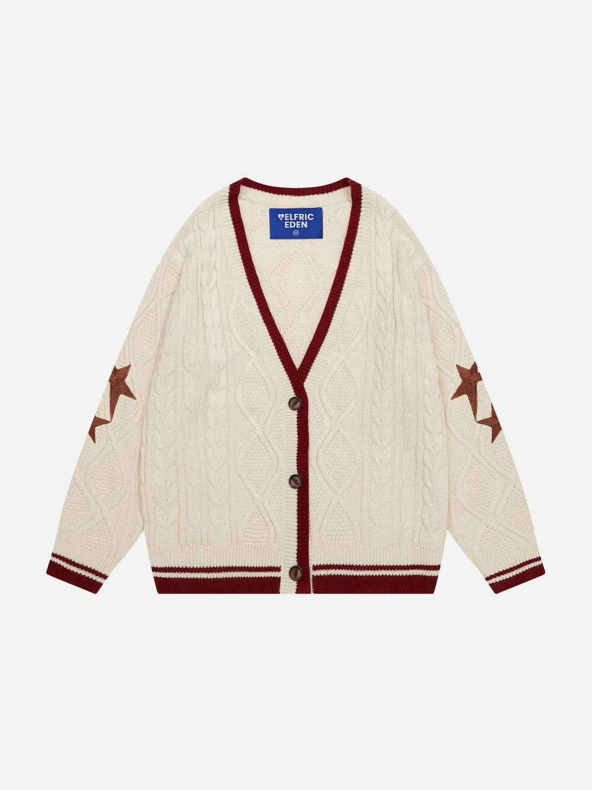 [Pre-Order]Aelfric Eden Color Blocking Star Cardigan