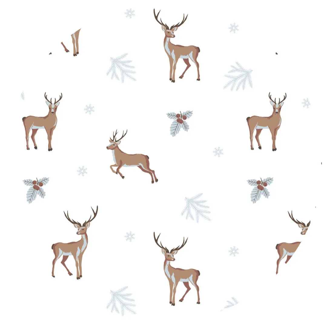 Reindeer | Adult Button Pajama Top