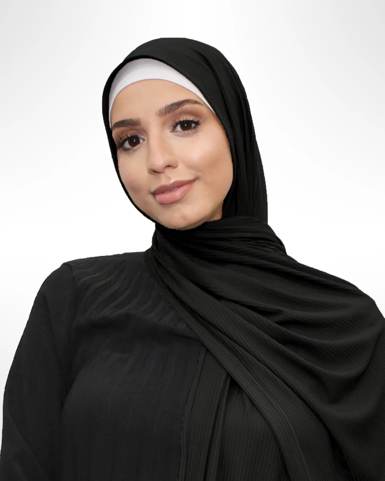 Ribbed Jersey Hijab – Black