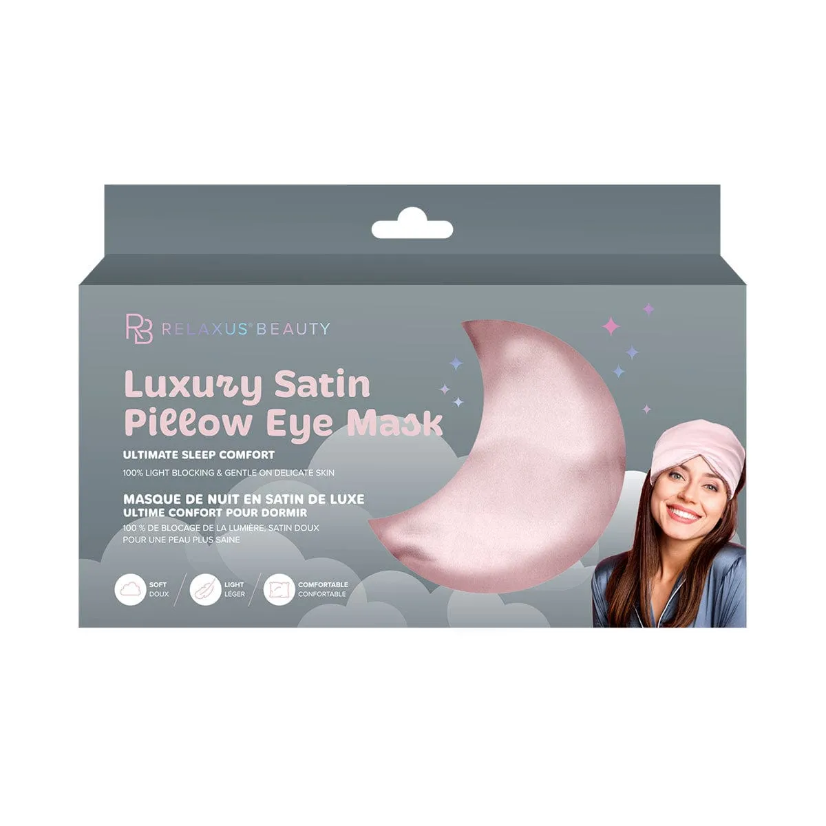 Satin Sleep Eye Mask Displayer of 6