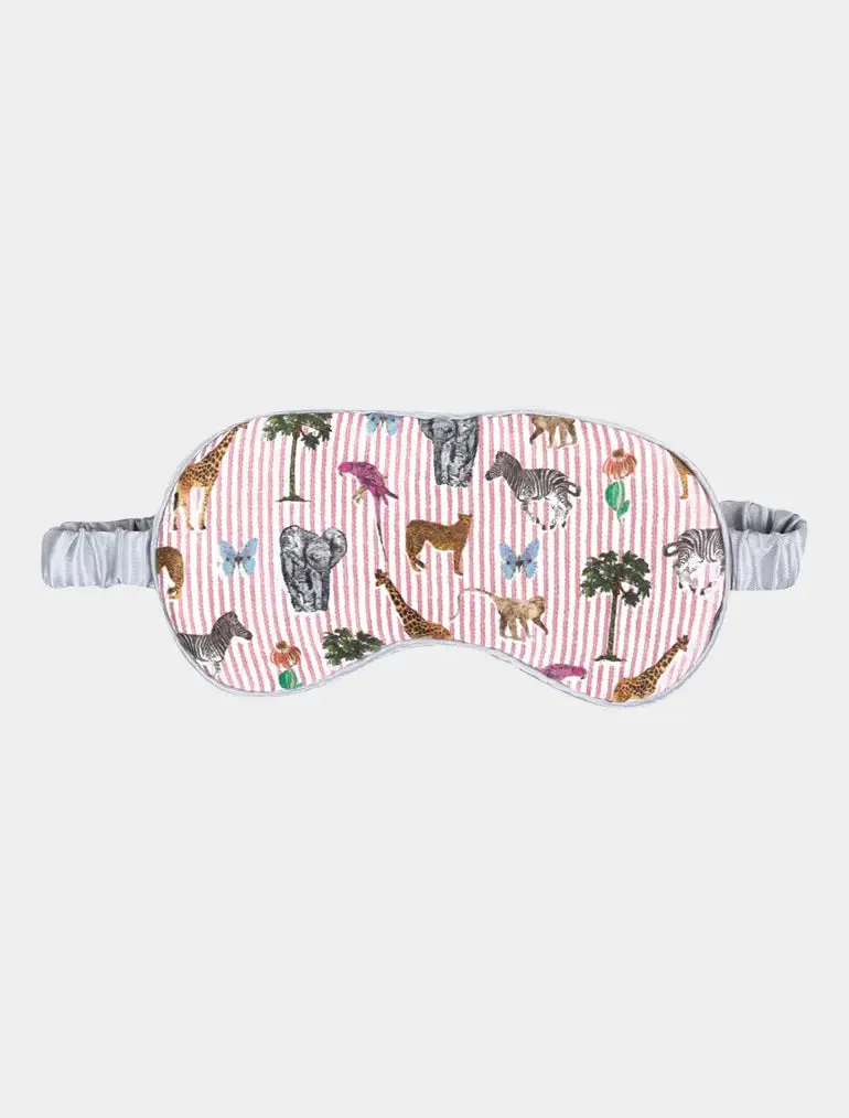 Silk Eye Mask for Kids / "Animals"