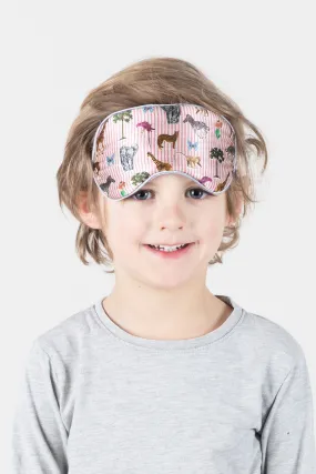 Silk Eye Mask for Kids / "Animals"