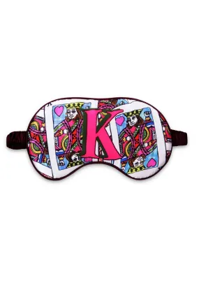 Silk Eye Mask / "K for King"