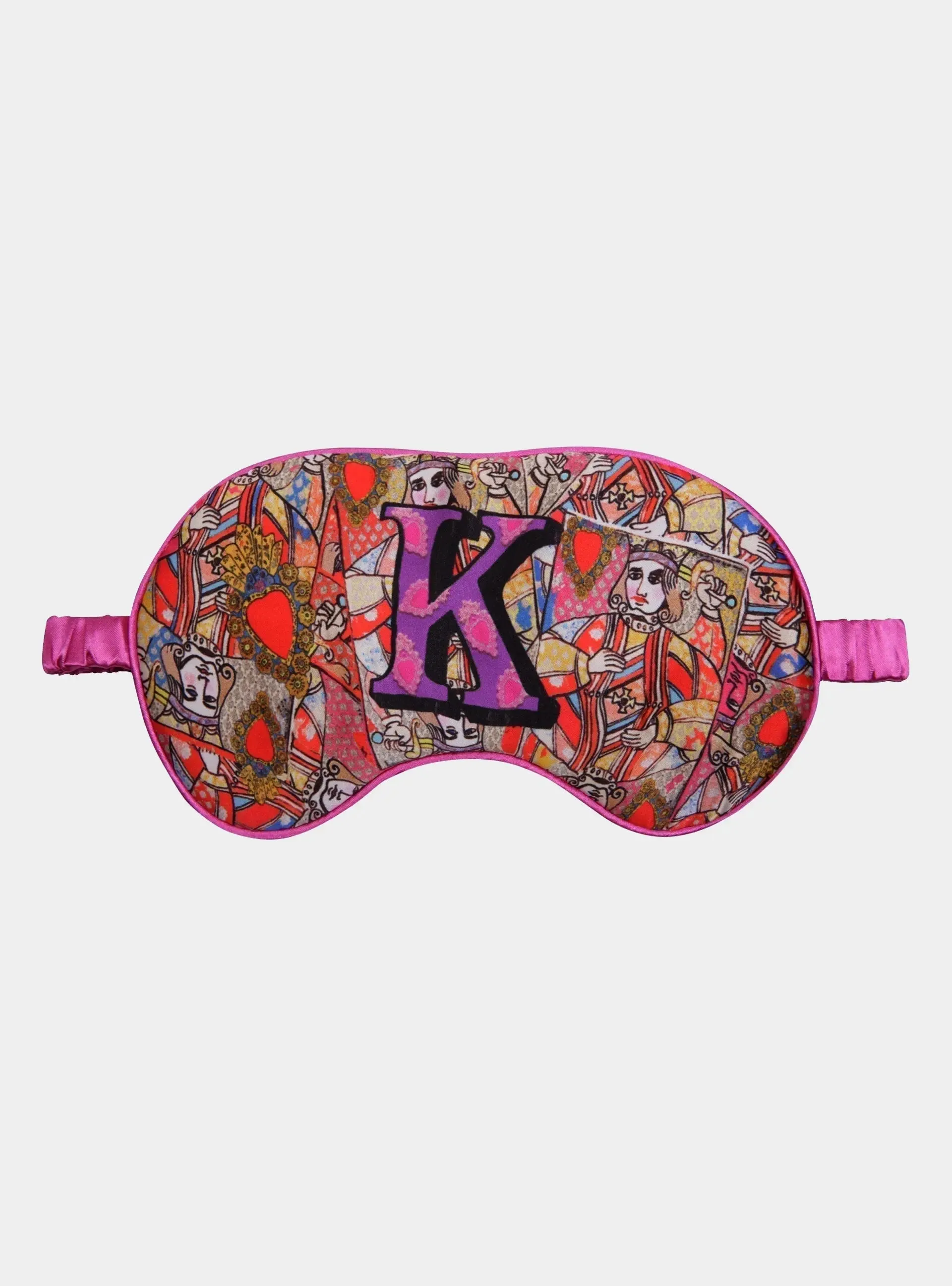 Silk Eye Mask / "K for King"