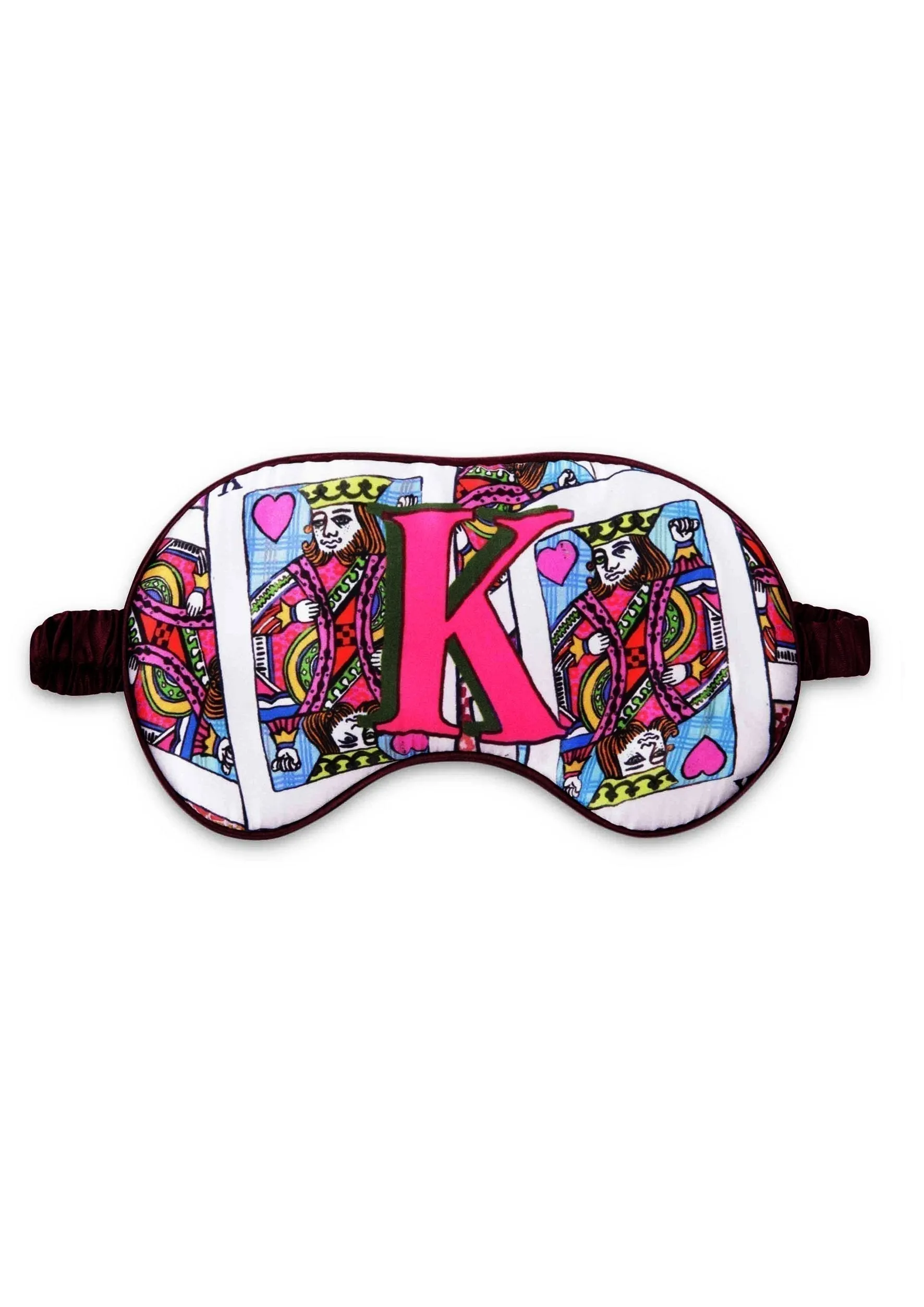 Silk Eye Mask / "K for King"
