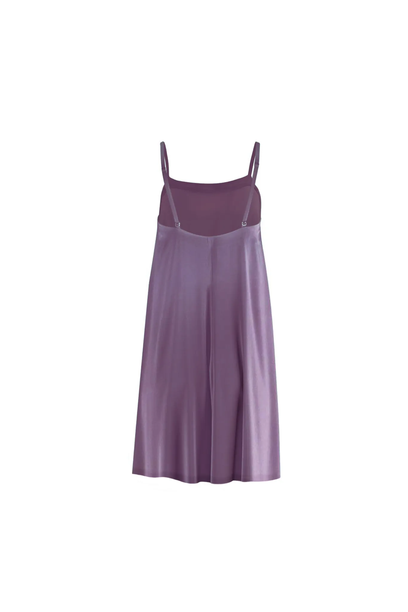 Silk Midi Dress 'Aphrodite' in Noble Purple