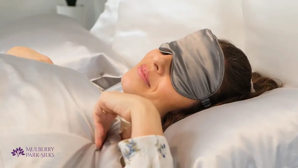 Silk Sleep Mask - Lilac