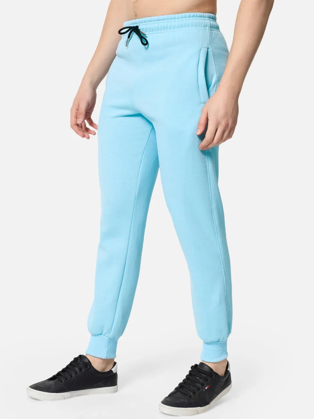 Sky Blue Fleece Joggers