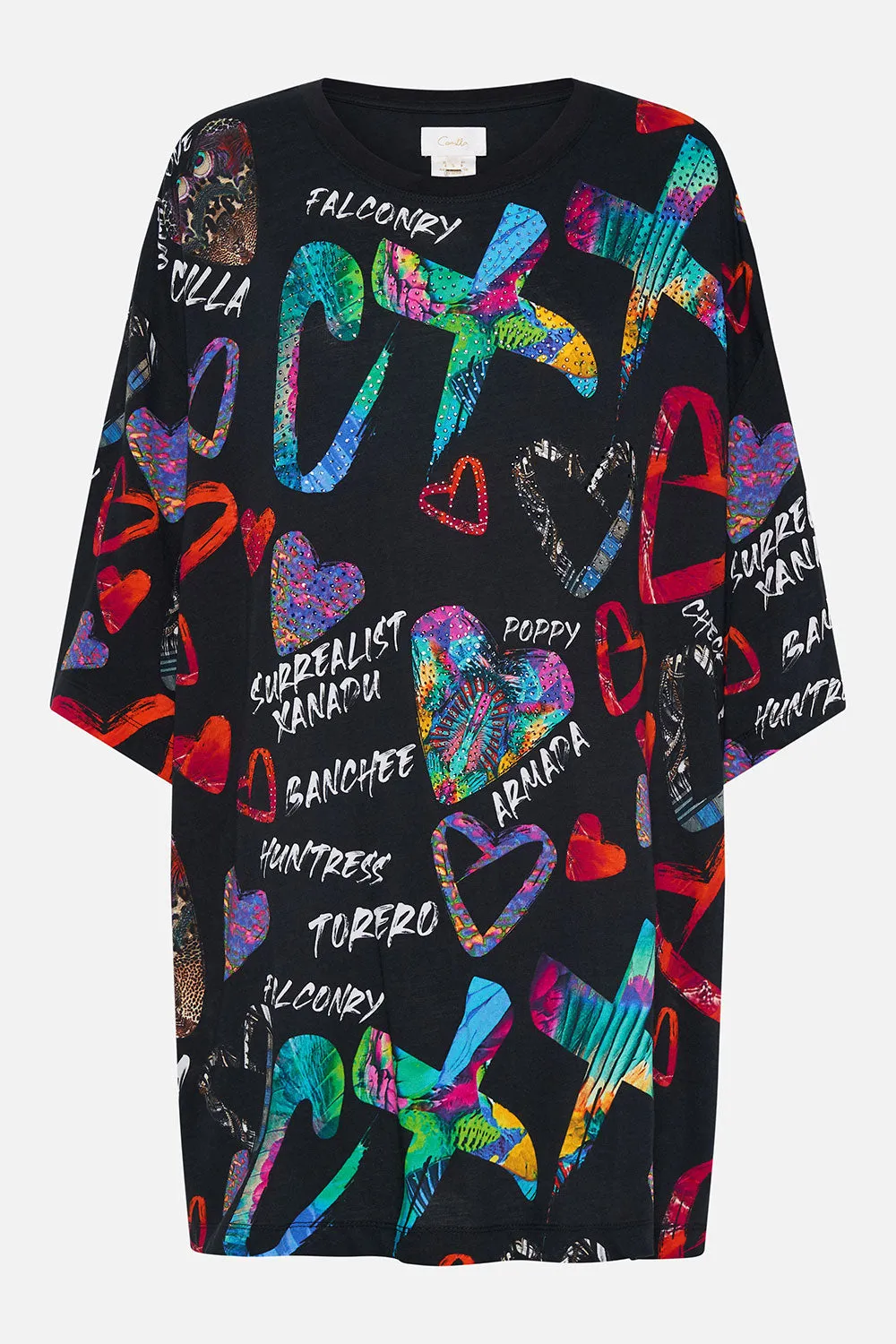 SUPER OVERSIZED TEE TAGGED UP
