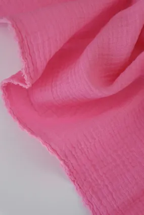 Taffy Pink Cotton Double Gauze