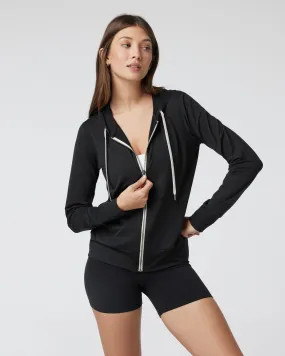 VUORI Halo Performance Hoodie 2.0 - BLACK HEATHER